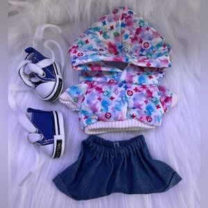 Labubu Monsters Outfit - Multicolor Hoodie Set